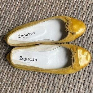 Repetto Mustard Yellow 35 flats